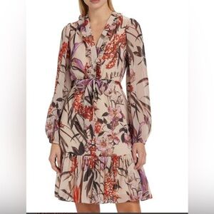 Kobi Halperin Samara
Floral Tie-Waist Dress  Sz L